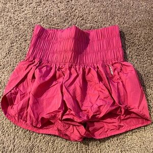 Free People High-Waist Pink Women's Shorts